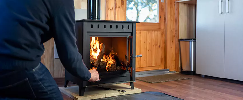Open Hearth Wood Fireplace Installation in Dyer, IN